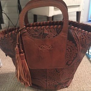 Patricia Nash Leather Satchel NWT